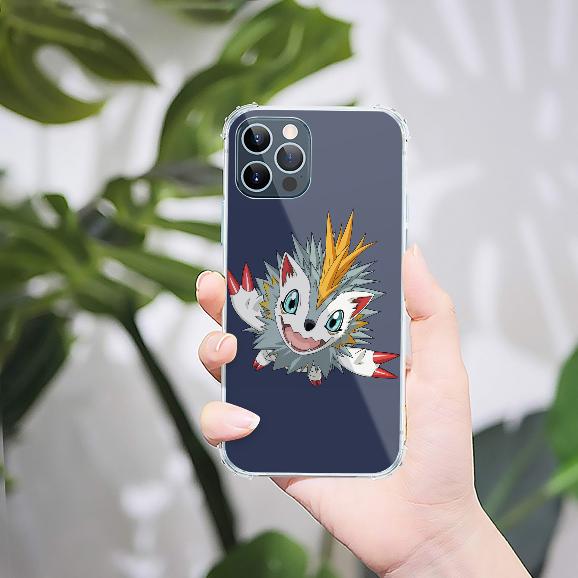 （画像用） Digimon デジタルモンスター/デジモン 【iPhone 12シリーズ対応】透明スマホケース（クリアソフトケース）